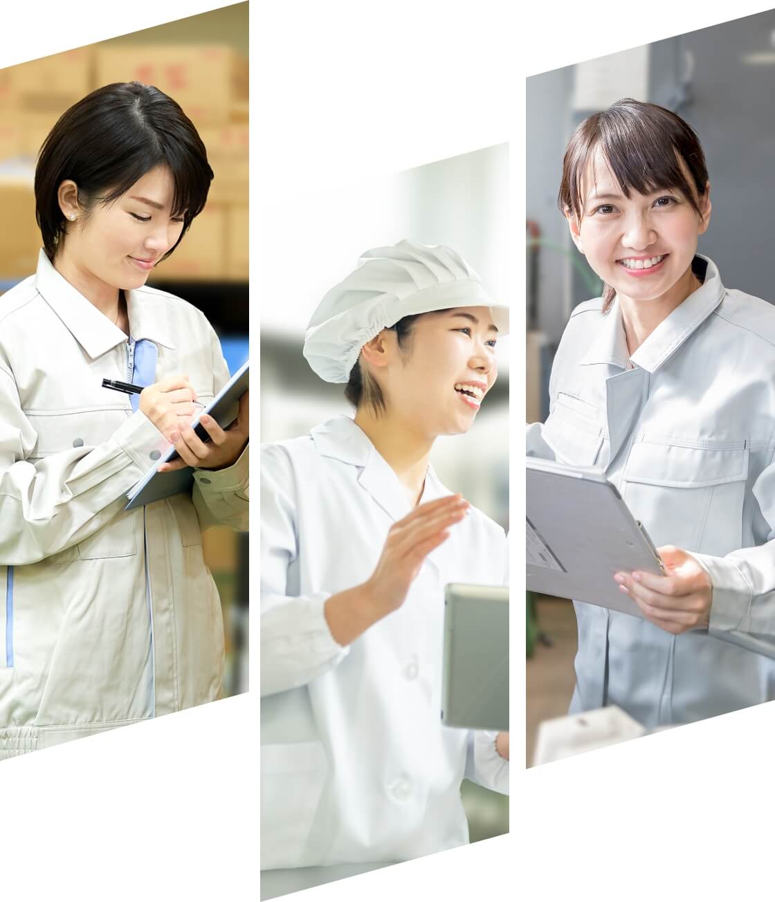 働く社員たち