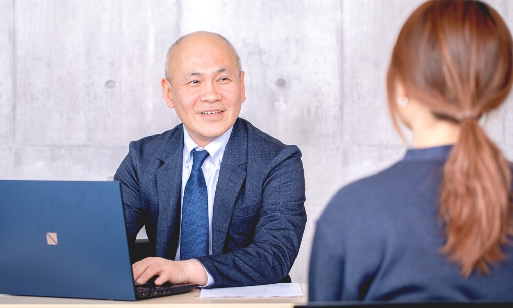 面談の様子
